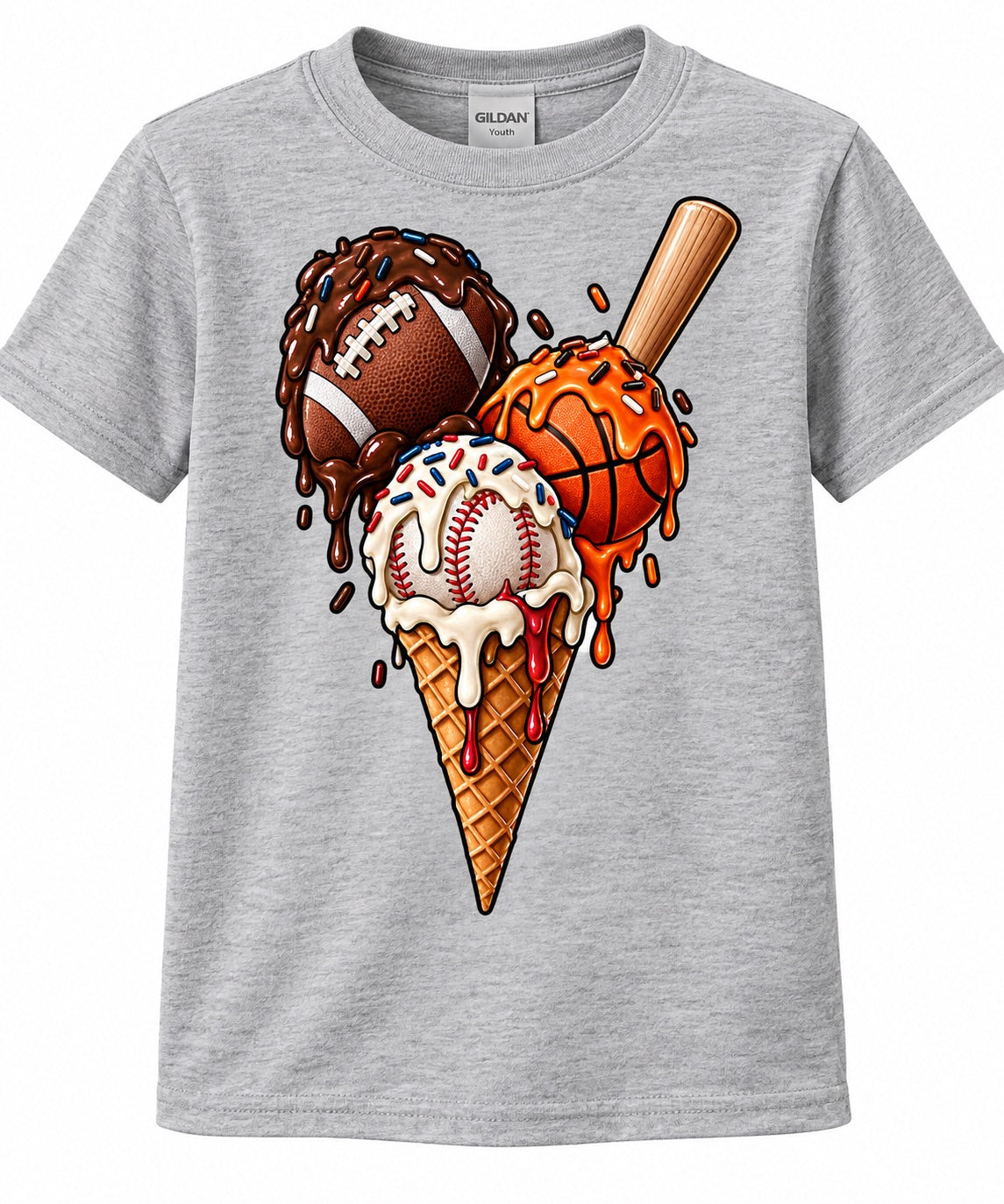 Ice Cream Baseball T-Shirt