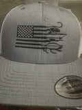 Embroidered American Flag Outdoorsman Hat