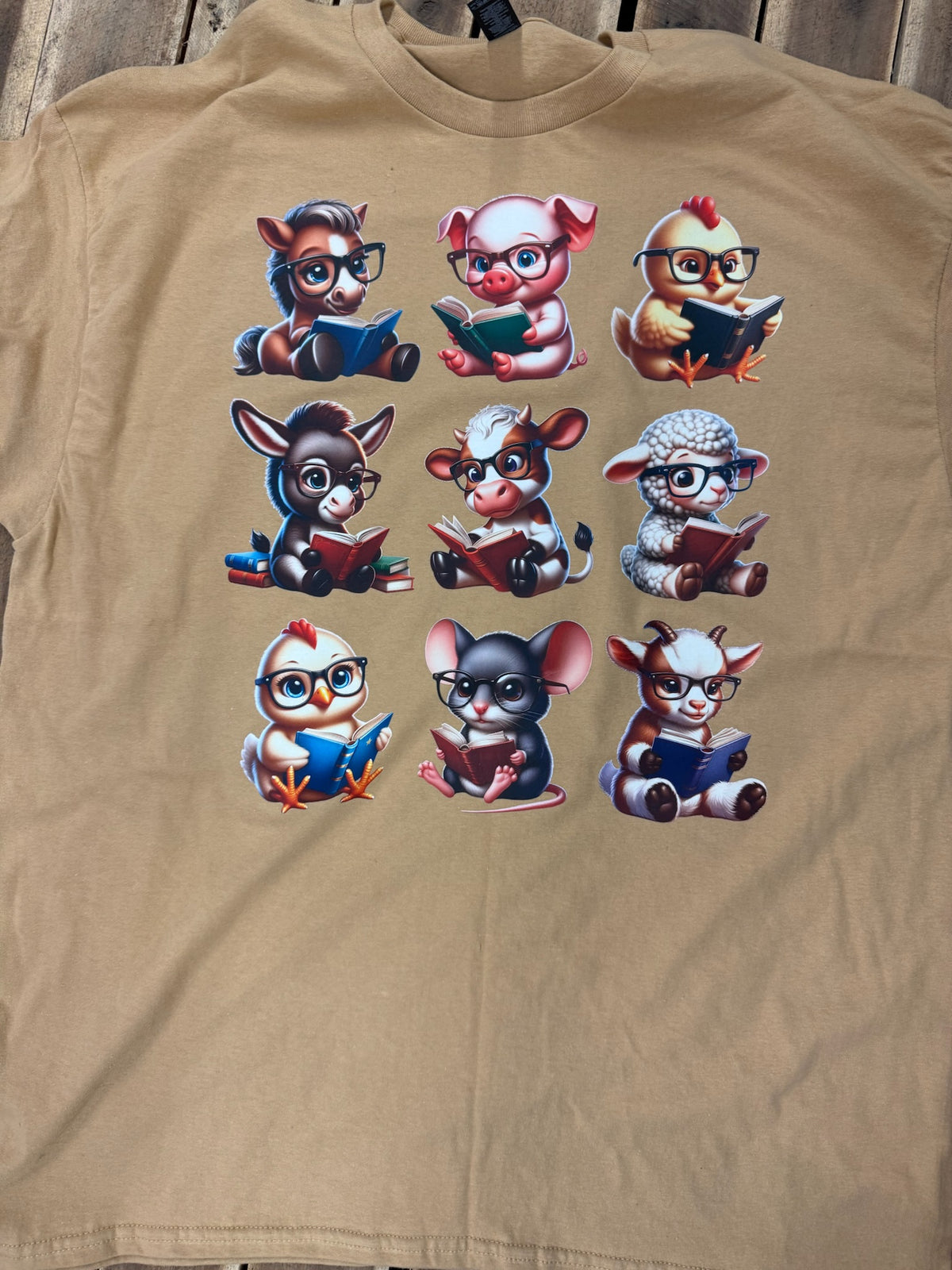Animal's Reading T-Shirt