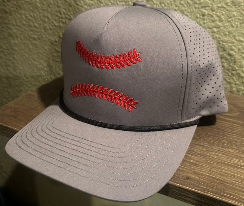 Embroidered Baseball Laces Hat