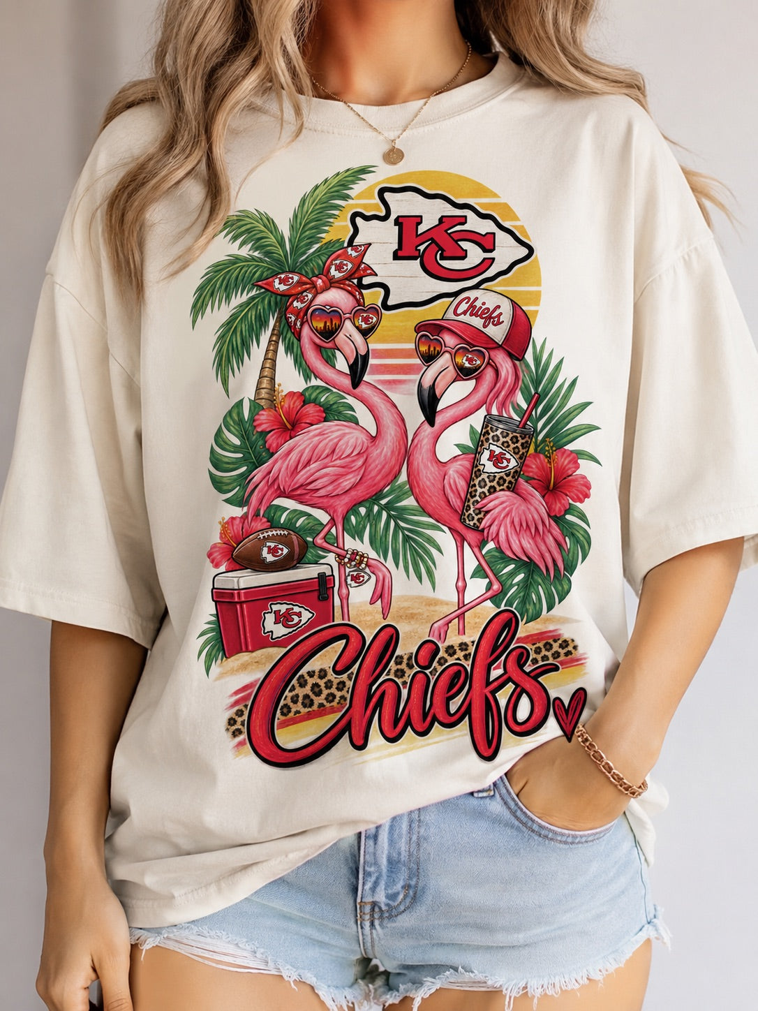 Flamingo Chiefs Tee
